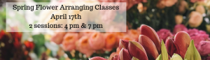 Flower Arranging Classes - Register
