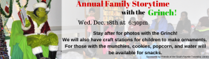 Annual Storytime with the Grinch