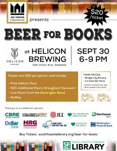 Beer for Books 2021 Flyer